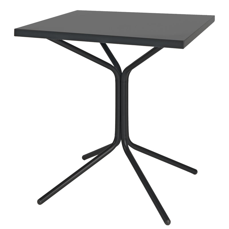 Schaffner PIX Table bistrot rabattable 70x70cm Noir 91 Anthracite 77 