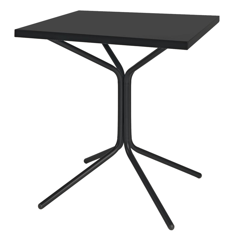 Schaffner PIX Table bistrot rabattable 70x70cm Noir 91 Noir 91 