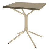 Schaffner PIX Table bistrot rabattable 70x70cm Sable Pastel 15 Champagne 85 