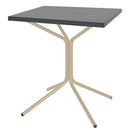Schaffner PIX Table bistrot rabattable 70x70cm Sable Pastel 15 Graphite 73 