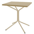 Schaffner PIX Table bistrot rabattable 70x70cm Sable Pastel 15 Marron Pastel 83 