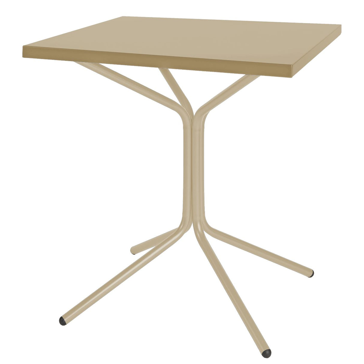 Schaffner PIX Table bistrot rabattable 70x70cm Sable Pastel 15 Marron Pastel 83 