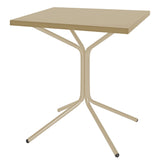 Schaffner PIX Table bistrot rabattable 70x70cm Sable Pastel 15 Marron Pastel 83 