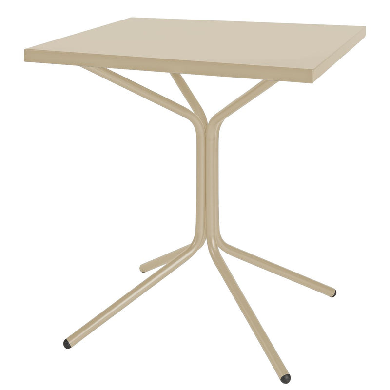 Schaffner PIX Table bistrot rabattable 70x70cm Sable Pastel 15 Sable Pastel 15 