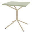 Schaffner PIX Table bistrot rabattable 70x70cm Sable Pastel 15 Vert Pastel 64 