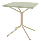 Schaffner PIX Table bistrot rabattable 70x70cm Sable Pastel 15 Vert Pastel 64 