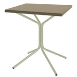 Schaffner PIX Table bistrot rabattable 70x70cm Vert Pastel 64 Champagne 85 