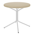Schaffner PIX Table bistrot rabattable Ø54cm Blanc 90 Sable Pastel 15 