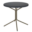 Schaffner PIX Table bistrot rabattable Ø54cm Champagne 85 Anthracite 77 