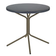 Schaffner PIX Table bistrot rabattable Ø54cm Champagne 85 Graphite 73 