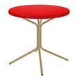Schaffner PIX Table bistrot rabattable Ø54cm Marron Pastel 83 Rouge 30 