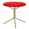 Schaffner PIX Table bistrot rabattable Ø54cm Marron Pastel 83 Rouge 30 