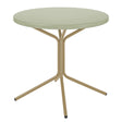 Schaffner PIX Table bistrot rabattable Ø54cm Marron Pastel 83 Vert Pastel 64 