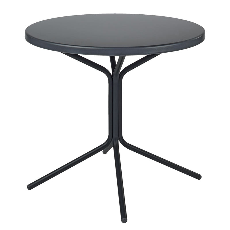 Schaffner PIX Table bistrot rabattable Ø54cm Noir 91 Graphite 73 