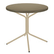 Schaffner PIX Table bistrot rabattable Ø54cm Sable Pastel 15 Champagne 85 
