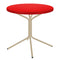 Schaffner PIX Table bistrot rabattable Ø54cm Sable Pastel 15 Rouge 30 