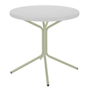 Schaffner PIX Table bistrot rabattable Ø54cm Vert Pastel 64 Blanc 90 