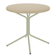 Schaffner PIX Table bistrot rabattable Ø54cm Vert Pastel 64 Sable Pastel 15 
