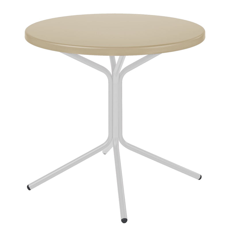 Schaffner PIX Table bistrot rabattable Ø60cm Blanc 90 Sable Pastel 15 