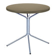 Schaffner PIX Table bistrot rabattable Ø60cm Galvanisé à chaud 02 Champagne 85 