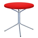 Schaffner PIX Table bistrot rabattable Ø60cm Galvanisé à chaud 02 Rouge 30 