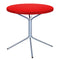Schaffner PIX Table bistrot rabattable Ø60cm Galvanisé à chaud 02 Rouge 30 