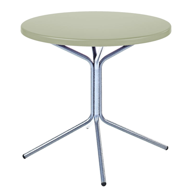 Schaffner PIX Table bistrot rabattable Ø60cm Galvanisé à chaud 02 Vert Pastel 64 