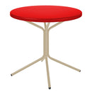 Schaffner PIX Table bistrot rabattable Ø60cm Sable Pastel 15 Rouge 30 