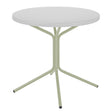 Schaffner PIX Table bistrot rabattable Ø60cm Vert Pastel 64 Blanc 90 