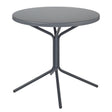 Schaffner PIX Table bistrot rabattable Ø80cm Anthracite 77 Gris Argent 78 