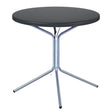 Schaffner PIX Table bistrot rabattable Ø80cm Galvanisé à chaud 02 Anthracite 77 