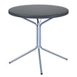 Schaffner PIX Table bistrot rabattable Ø80cm Galvanisé à chaud 02 Graphite 73 