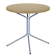 Schaffner PIX Table bistrot rabattable Ø80cm Galvanisé à chaud 02 Marron Pastel 83 