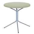 Schaffner PIX Table bistrot rabattable Ø80cm Galvanisé à chaud 02 Vert Pastel 64 