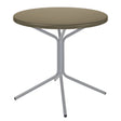 Schaffner PIX Table bistrot rabattable Ø80cm Gris Argent 78 Champagne 85 