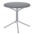 Schaffner PIX Table bistrot rabattable Ø80cm Gris Argent 78 Gris Argent 78 