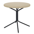Schaffner PIX Table bistrot rabattable Ø80cm Noir 91 Sable Pastel 15 