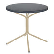 Schaffner PIX Table bistrot rabattable Ø80cm Sable Pastel 15 Graphite 73 