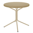 Schaffner PIX Table bistrot rabattable Ø80cm Sable Pastel 15 Marron Pastel 83 