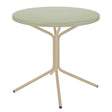 Schaffner PIX Table bistrot rabattable Ø80cm Sable Pastel 15 Vert Pastel 64 