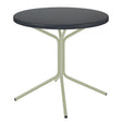 Schaffner PIX Table bistrot rabattable Ø80cm Vert Pastel 64 Anthracite 77 
