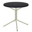 Schaffner PIX Table bistrot rabattable Ø80cm Vert Pastel 64 Noir 91 