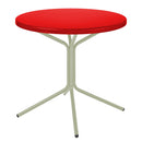 Schaffner PIX Table bistrot rabattable Ø80cm Vert Pastel 64 Rouge 30 