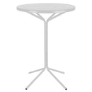 Schaffner PIX Table haute bistrot rabattable Ø60cm Blanc 90 Blanc 90 