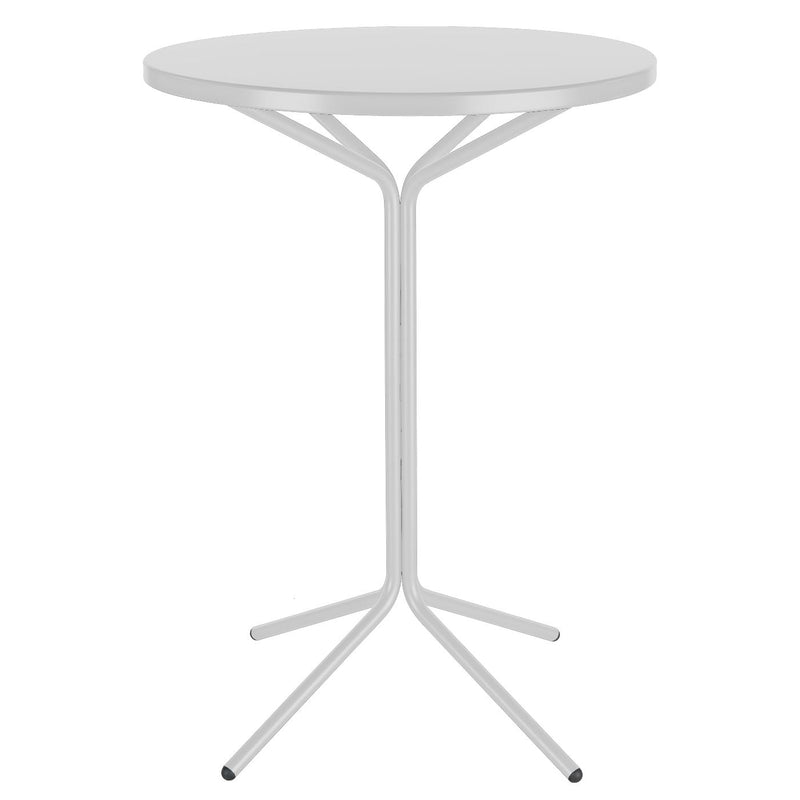 Schaffner PIX Table haute bistrot rabattable Ø60cm Blanc 90 Blanc 90 