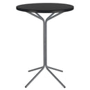 Schaffner PIX Table haute bistrot rabattable Ø60cm Graphite 73 Noir 91 
