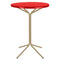 Schaffner PIX Table haute bistrot rabattable Ø60cm Marron Pastel 83 Rouge 30 