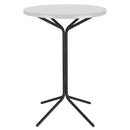 Schaffner PIX Table haute bistrot rabattable Ø60cm Noir 91 Blanc 90 