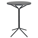 Schaffner PIX Table haute bistrot rabattable Ø60cm Noir 91 Graphite 73 