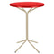 Schaffner PIX Table haute bistrot rabattable Ø60cm Sable Pastel 15 Rouge 30 